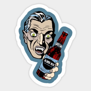 Blood Red Vampire Ale Sticker